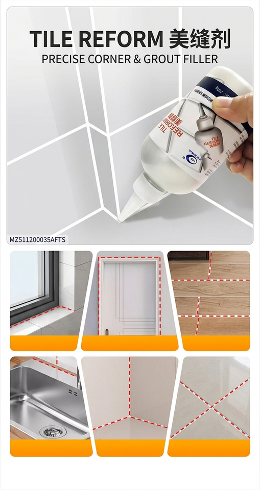 Magic Tiles Gap Filler & Repair Agent - 100% Waterproof